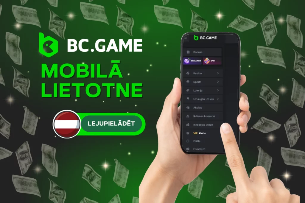 BC.Game mobilā lietotne: instalēšanas ceļvedis un lietotnes pārskats spēlētājiem no Latvijas.